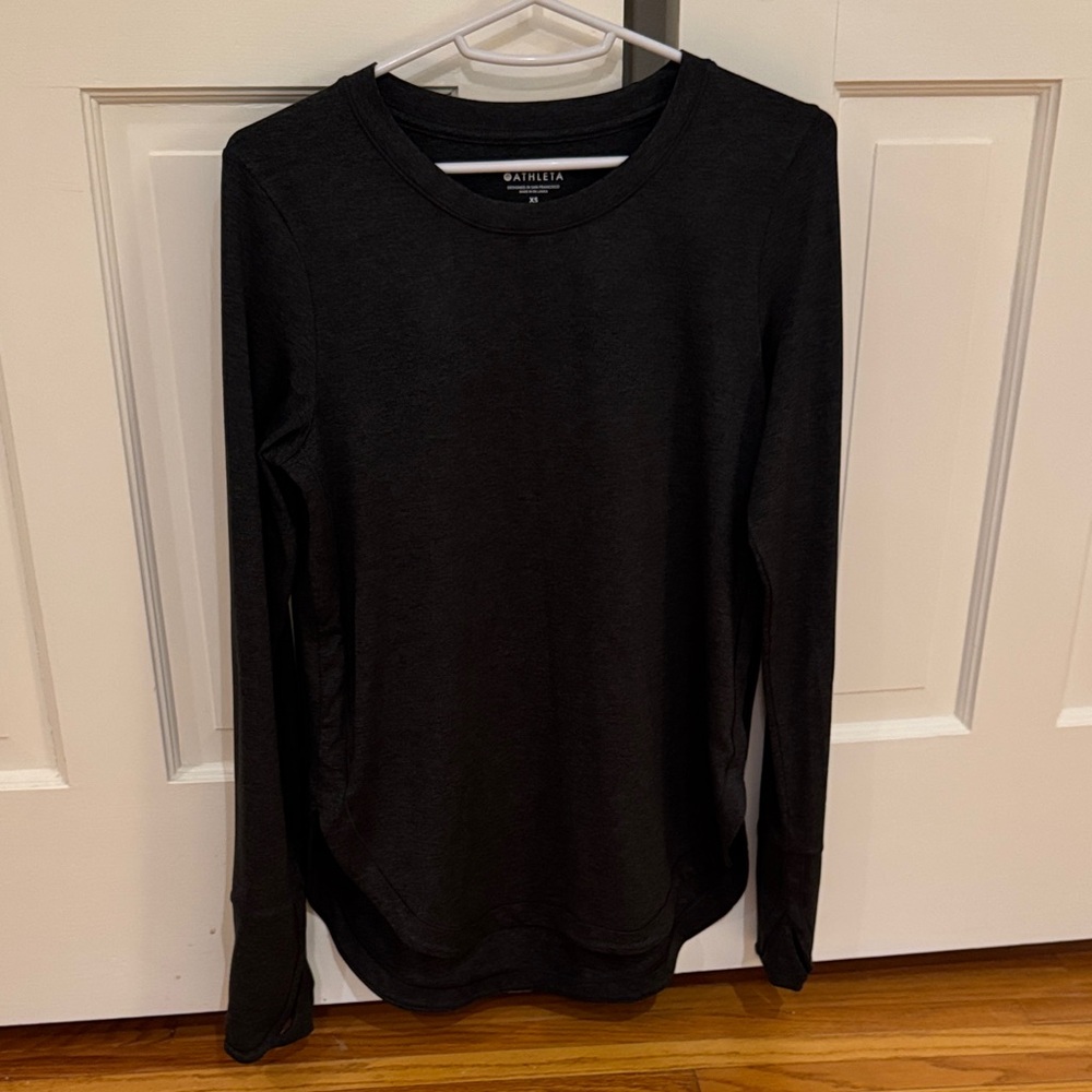 Athleta Charcoal Gray Uptempo Top